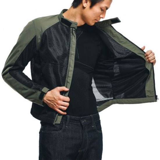 Μπουφάν Μηχανής Καλοκαιρινό Dainese Sevilla Air Black/Grape-Leaf