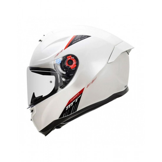 MT Full face  Hummer Solid Gloss Pearl White 