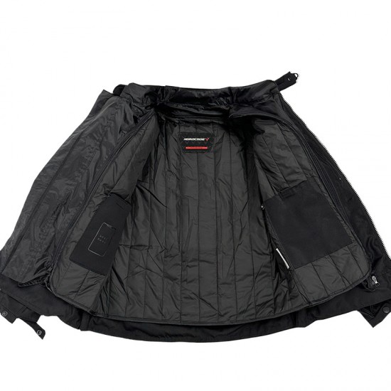 Μπουφάν Μηχανής Nordcode Adventure Evo 24 EN 17092 Ανδρικό 4 εποχών Σκουρο Γκρι-Μαύρο