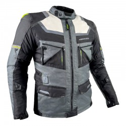 Μπουφάν Μηχανής Nordcode Adventure Evo 24 EN 17092 Ανδρικό 4 εποχών Σκουρο Γκρι-Μαύρο