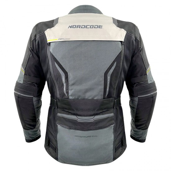 Μπουφάν Μηχανής Nordcode Adventure Evo 24 EN 17092 Ανδρικό 4 εποχών Σκουρο Γκρι-Μαύρο