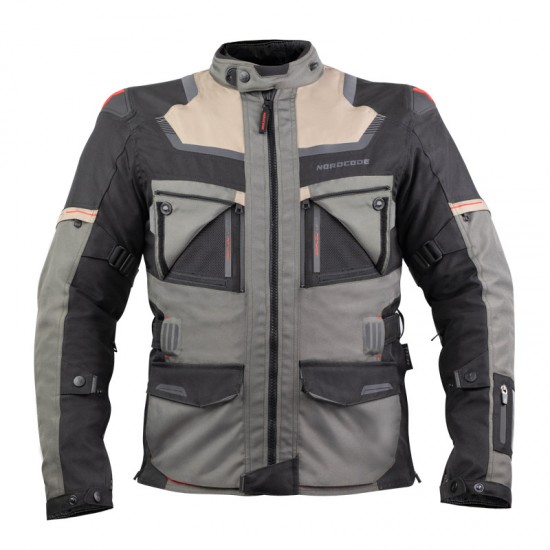 Μπουφάν Μηχανής Nordcode Adventure Evo colorversion 24 Olive Grey-Sand