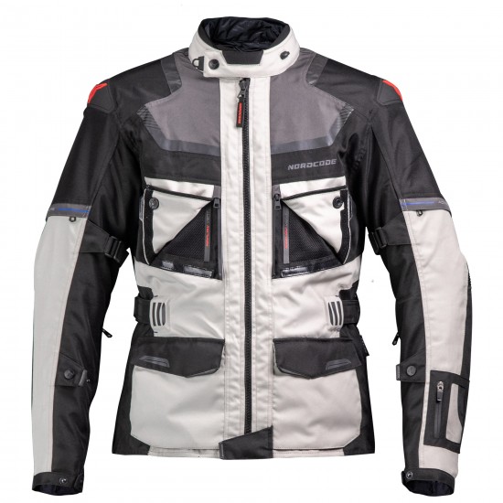 Μπουφάν Μηχανής Nordcode Adventure Evo colorversion 24 Light Grey - Black