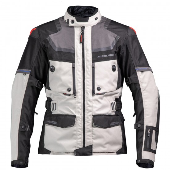 Μπουφάν Μηχανής Nordcode Adventure Evo colorversion 24 Light Grey - Black