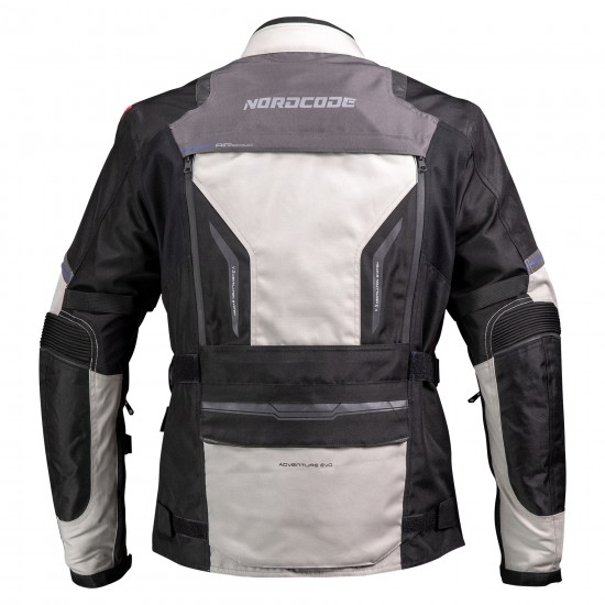 Μπουφάν Μηχανής Nordcode Adventure Evo colorversion 24 Light Grey - Black