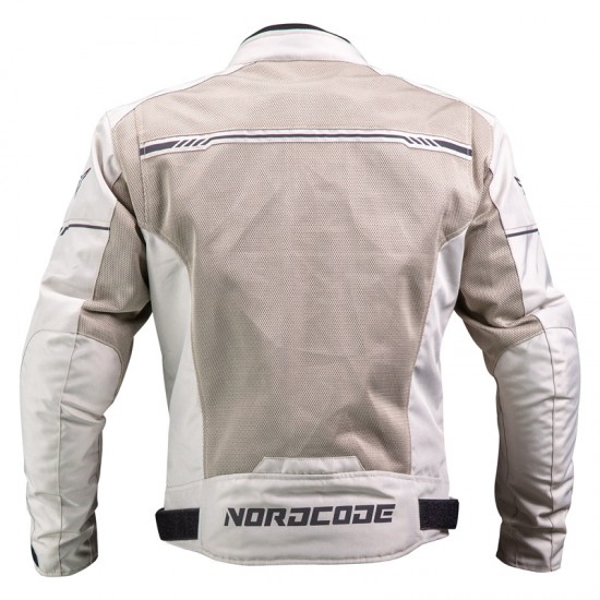 Nordcode Καλοκαιρινό Ανδρικό Μπουφάν Μηχανής Aero-R II Γκρί