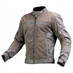 Nordcode Καλοκαιρινό Ανδρικό Μπουφάν Μηχανής Aero-R II Olive Grey