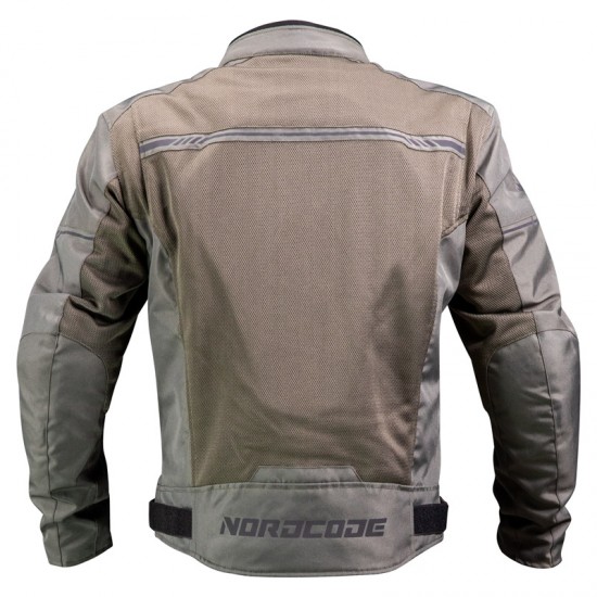Nordcode Καλοκαιρινό Ανδρικό Μπουφάν Μηχανής Aero-R II Olive Grey
