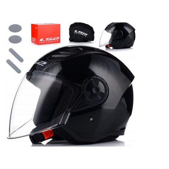 LS2 Airflow II Gloss Black