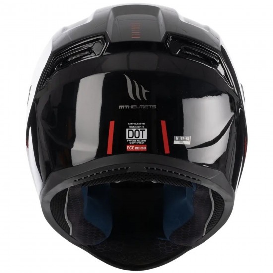 MT Full face  Hummer Solid Gloss Black