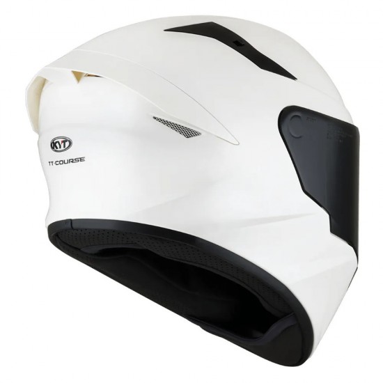 KYT TT-REVO PLAIN WHITE