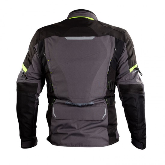 Μπουφάν Μηχανής Nordcode Senegal Dark Grey Fluo