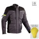 Μπουφάν Μηχανής Nordcode Senegal Dark Grey Fluo