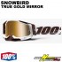 Μάσκα 100% Racecraft 2 Snowbird Mirror True Gold  Lens