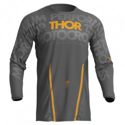 Μπλούζα MX Thor Pulse Mono Yellow/Gray