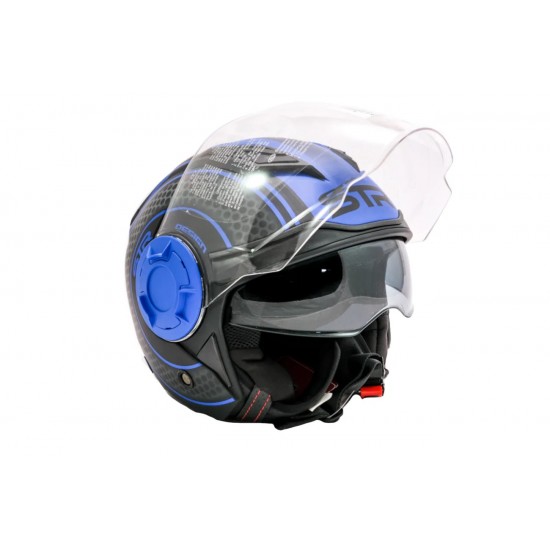 STR Tron Black-Blue Matt