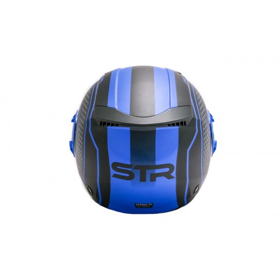 STR Tron Black-Blue Matt