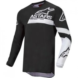 Μπλούζα MX Alpinestars Fluid Chaser S21 Black/White