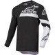 Μπλούζα MX Alpinestars Fluid Chaser S21 Black/White