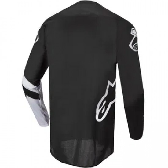 Μπλούζα MX Alpinestars Fluid Chaser S21 Black/White