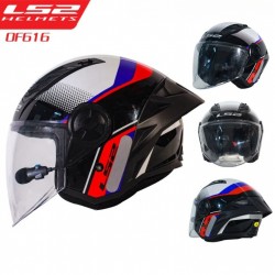 LS2 AIRFLOW II Rush White Blue Red