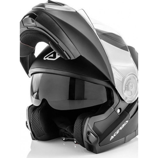 Acerbis Serel SV Ανοιγόμενο ECE22.05 - Μαύρο Ματ