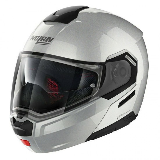 Nolan N90-3 Special N-Com 11 Salt Silver