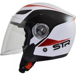 STR Sporty White-Red