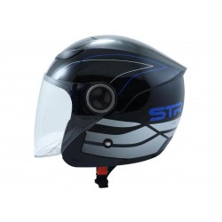 STR Sporty II Μαύρο-Γκρι-Μπλε