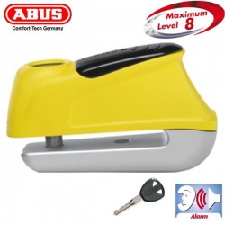 Κλειδαριά Δισκοφρένου με Συναγερμό ABUS Trigger Alarm 2.0 350 Κίτρινη
