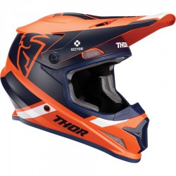Thor Sector Mips Split Orange/Navy Helmet