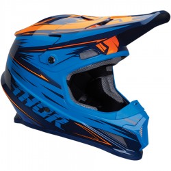 Thor Sector Warp Navy/Electric Blue Helmet