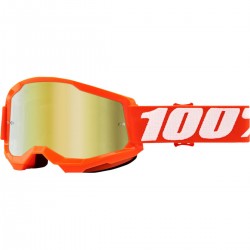 Μάσκα 100% Strata 2 Orange-Mirror Gold Lens