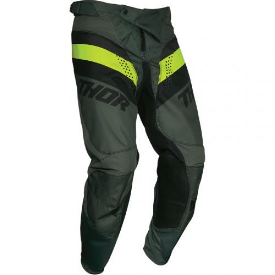 Παντελόνι MX Thor Pulse Racer Army Green/Acid Παντελόνι MX Thor Pulse Racer Army Green/Acid