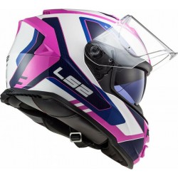 LS2 Storm Techy Pink/White
