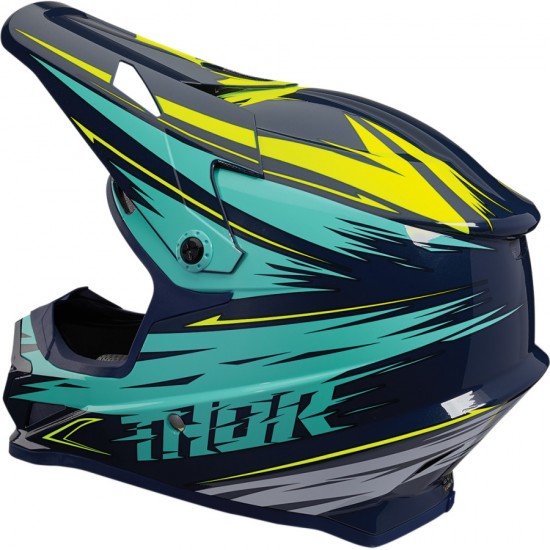 Thor Sector Warp Navy/Teal Helmet