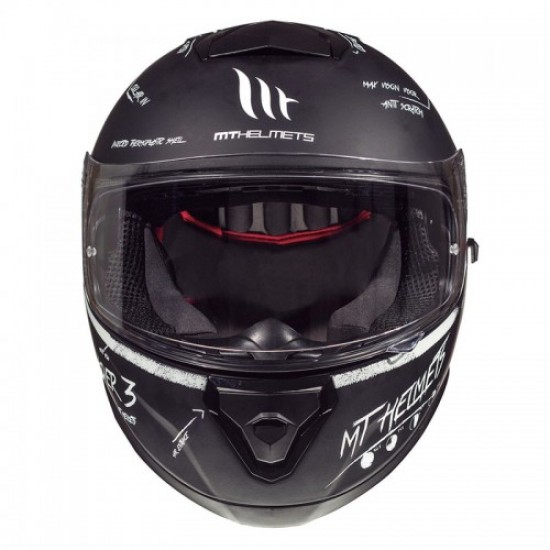 MT Thunder 3 SV Board black-white matt MT Thunder 3 SV Board black-white matt