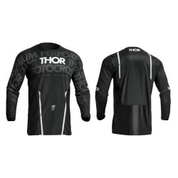 Μπλούζα MX Thor Pulse Mono Black/White