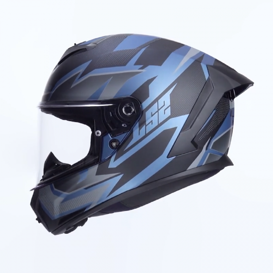 LS2 Rapid III Xtrem Matt Black Blue Petrol