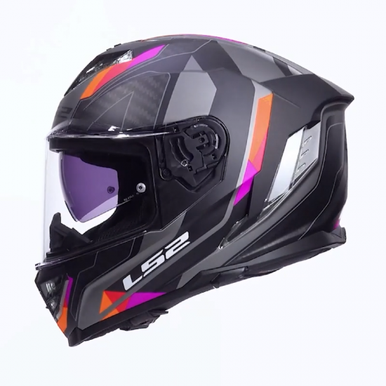 LS2 STORM III Sporty Grey Purple