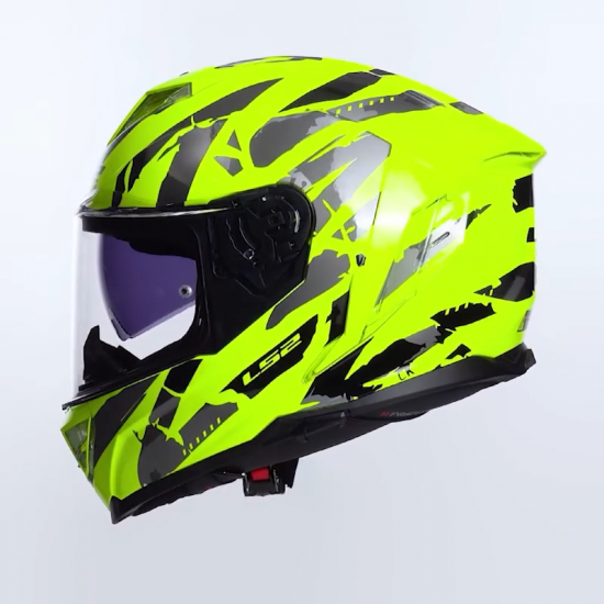 LS2 STORM III  KAOS H‑V YELLOW