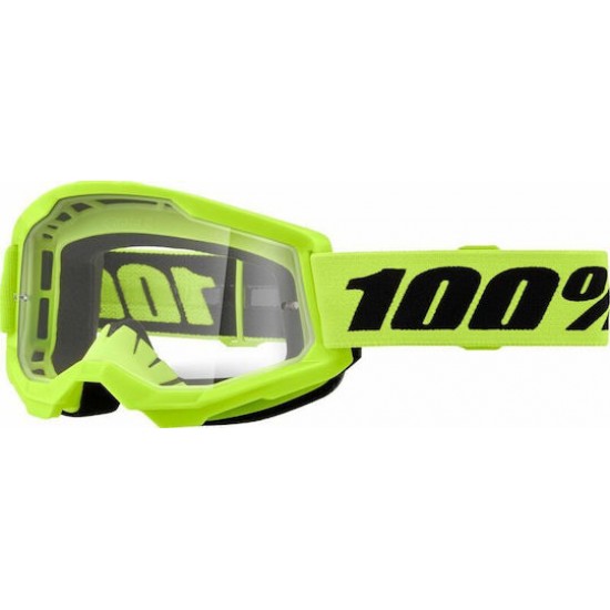 Μάσκα 100% Strata 2 Youth Yellow-Clear Lens